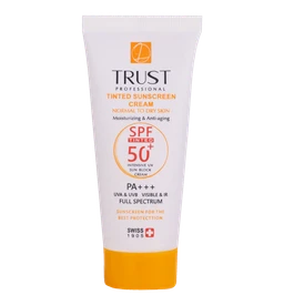 کرم ضد آفتاب رنگی و ضد پیری بژ طبیعی تراست (پوست خشک تا نرمال)