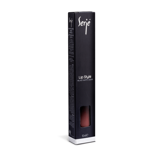 رژ لب مایع مخملی مات سرژه کد 105 (Mauve Red)