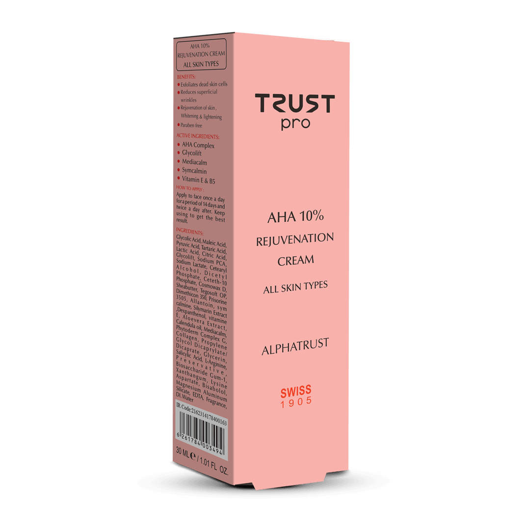 کرم لایه‌بردار آلفاتراست حاوی 10% AHA